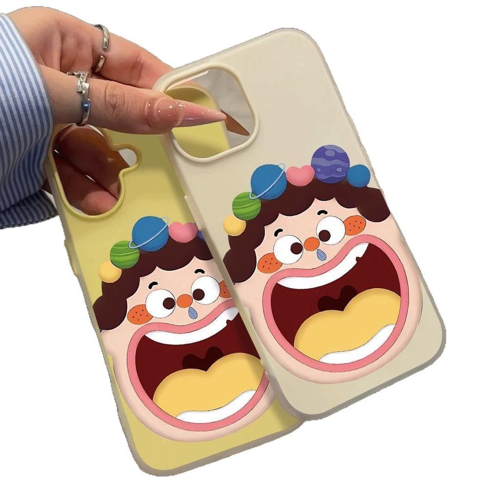 Cartoon Großer Mund für Phone16promax für Apple 14pro Wird Nicht Gegen Die Handyhülle Stoßen 15 Neues Modell 13 Voll