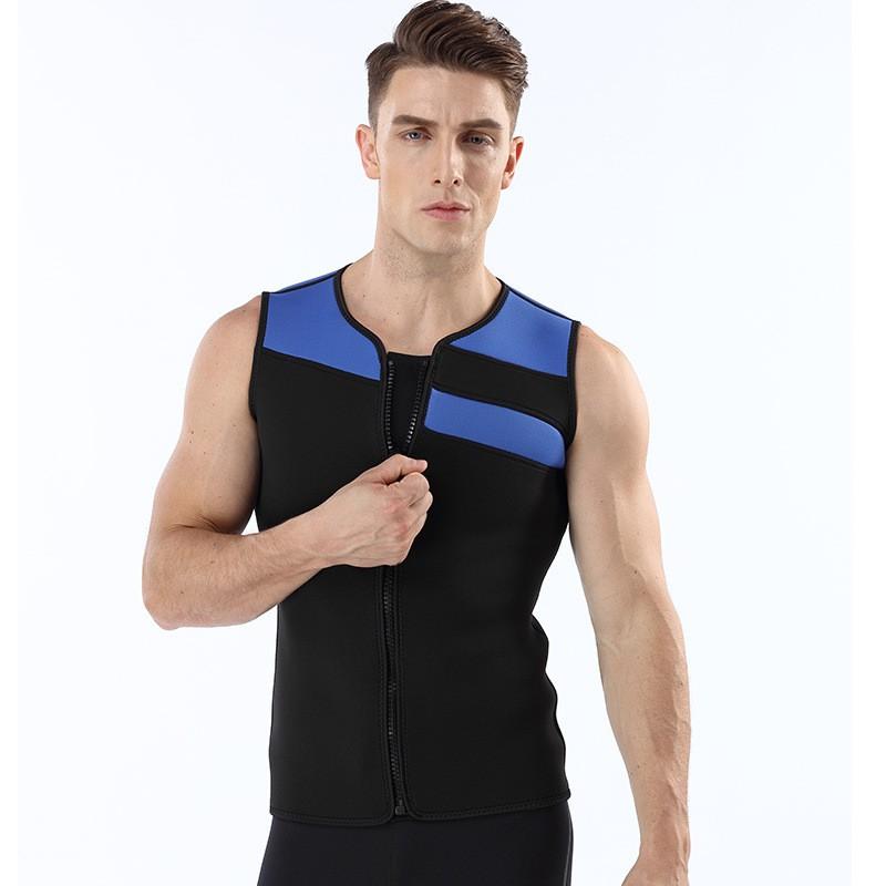 3mm Neopreen Mouwloos Wetsuit Vest Duiken Snorkelen Surfen Watersporten Mannen Volwassene Thermische Bescherming