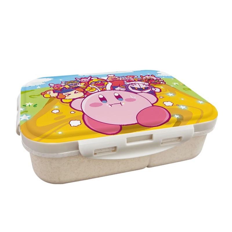 Anime Cartoon Kirby Printed Wheat Straw Lunch Box