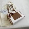 Big Bags Women Totes Fashi Plaid Pattern Ribbs Shoulder Bag Leather Satchels Working Commute Shopping Large Capacity Handbag