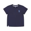 Coolmax Décontracté Symbole Patch T-shirt Bleu Marine Rb 0006