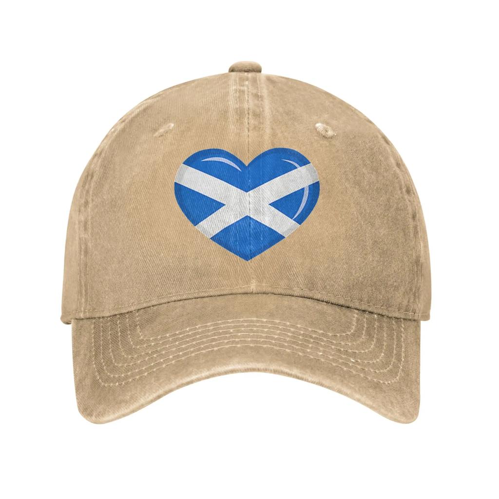 Scotland Scottish Flag Baseball Cap Vintage Distressed Washed Snapback Cap Men Women Summer Unstructured Soft Hats Cap