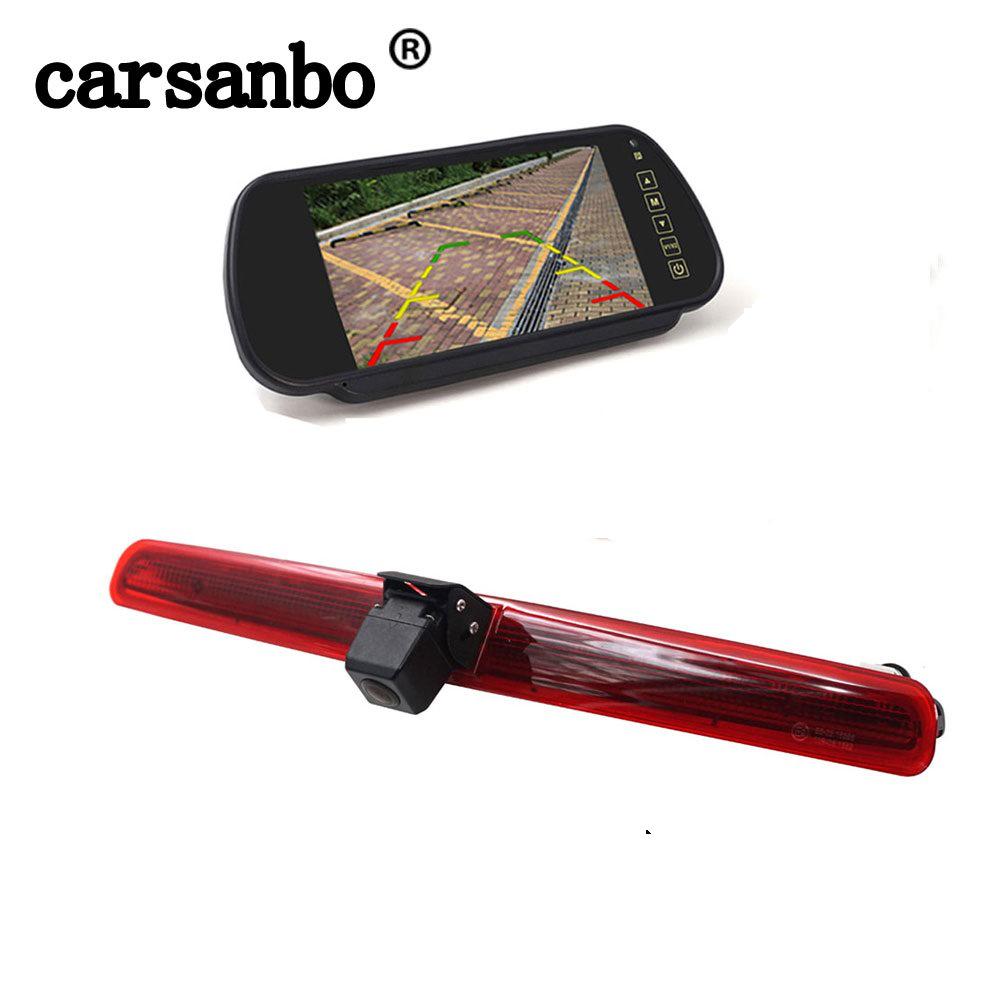 VW T5 High-Mounted Brake Light HD Reversing Camera with Scale 12V.