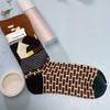 Bonne Maison: Retro-Ölgemälde-Socken für Damen, mittelhoch, luxuriös, französisch, bis zur Wade