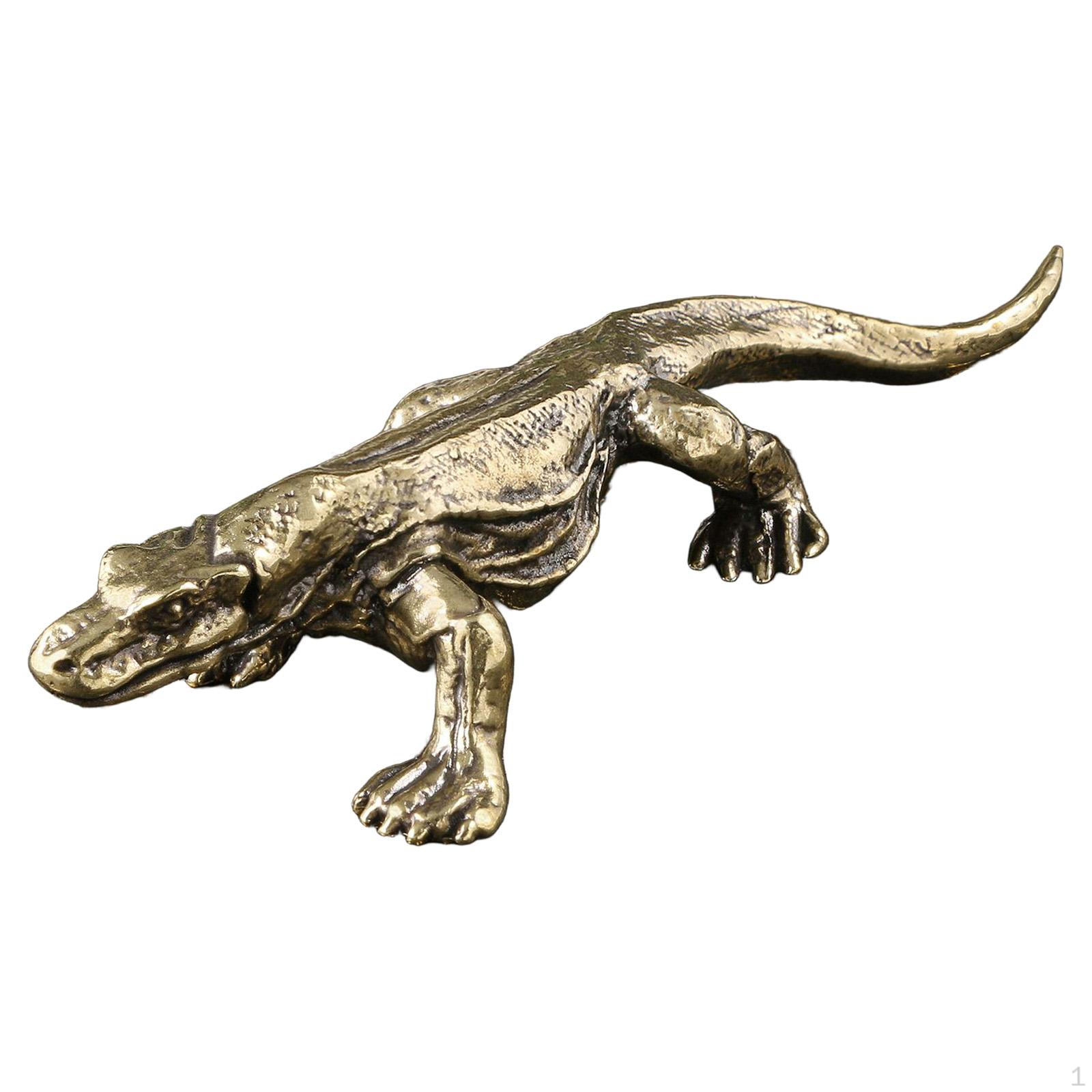 Mini Animal Figurine Miniature Figurines Cute Table Decor Gift Brass Desktop Statue Ornament