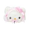 Sanrio Pouch Charmmy Ages 3 and 012165 Face-Shaped (White Frill) Kitty, Up,
