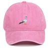 Embroidery Pigeon Spring Baseball Caps Men Women Water Washed Sunscreen Hat Sports Fishing Sunshade Hat