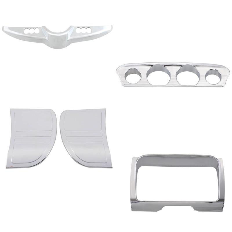 Motorcycle Accessory Inner Fairing Gauge Stereo Speaker Switch Trim Panel Cover For Harley Electra Glide Street Glide Tri 2014+