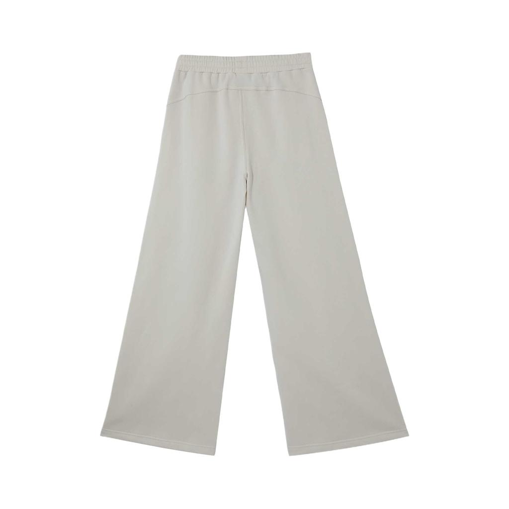 Puma Wide Leg Fleece Lined Comfortable Simple Casual Pants Women pants Snow-White 689591-87