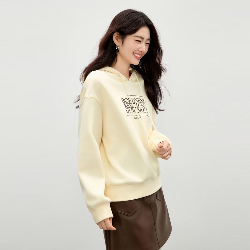 

Qiushui Yiren 2025 Winter Hooded Sweatshirt S