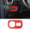 Headlight Switch Button Cover Trim Red For Dodge RAM 1500 2018- Accessories