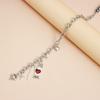 Palm Heart Pendant Necklace Women's Hip-hop Punk Style Accessories