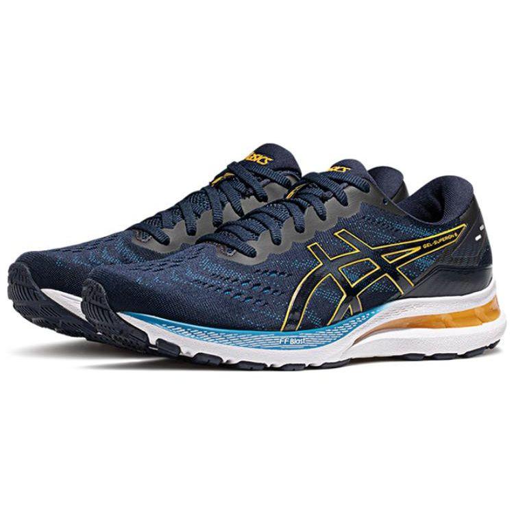 Asics Gel-Netburner Super 6 Cómodas Versátiles Duraderas Zapatillas de Running de Caña Baja Hombre zapatilla Azul Amarillo 1011B706-400
