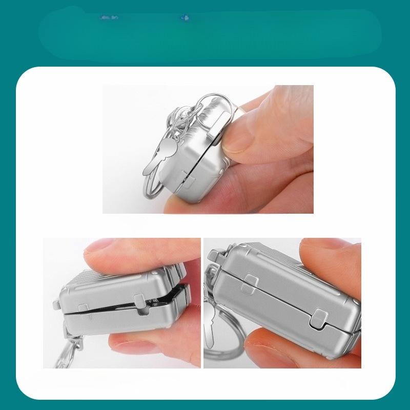 Portable Manicure Tool Nail Clipper Mini Folding Nail Clipper Keychain Flip Nail Clipper
