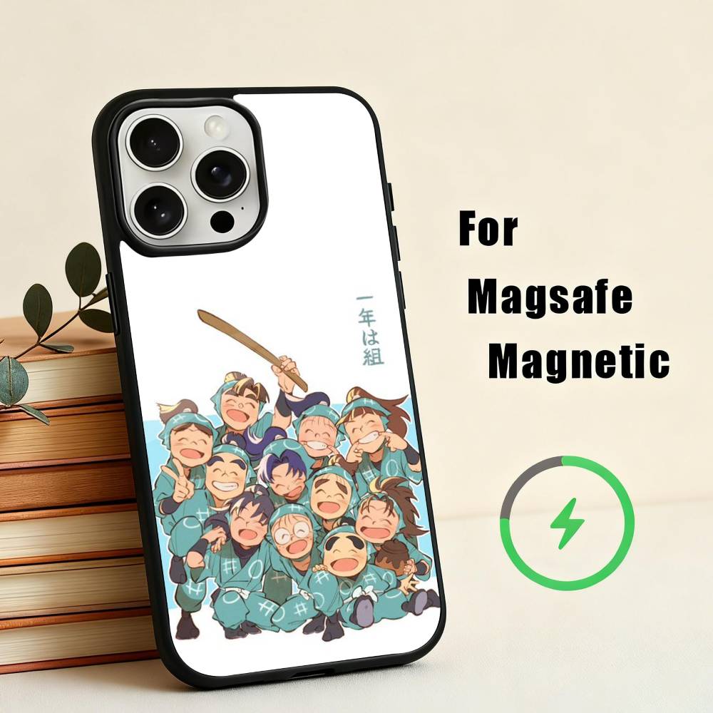 Anime Nintama Rantaro Phone Case For iPhone17,16,15,14,13,12,11 Plus,Pro Max Magnetic For Magsafe Wireless Charging