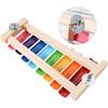 Bird Pets Parrots Toys Parrot Rooster Pecking Xylophone Toy Decor With Sounds Bird Cage Accessories
