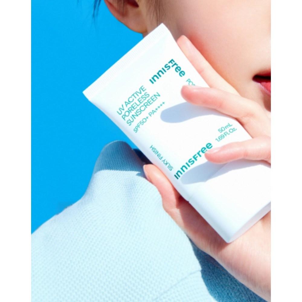 Innisfree Nouvel écran solaire UV Active Poreless SPF50+ PA++++, 50 ml, 1 unité