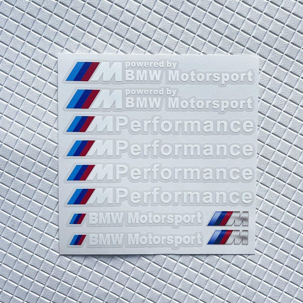 For BMW M X1 X3 Car Decoration Strip Trunk Relief Stickers Decals For Bmw M Power Performance E28 E30 E34 E36 E46 E60 E90 F84 F87 X1 X3 X5 X6