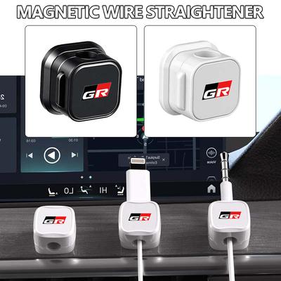 Magnetic Cable Clip Cable Holder Adhesive Wire Keeper Cord Cable Organizer For Toyota Crown Yaris Corolla Prius Auris CHR Avalon