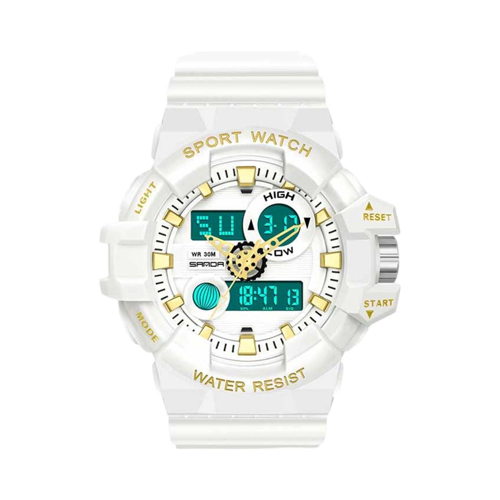 Men's Waterproof Luminous Running Alarm Clock Watch