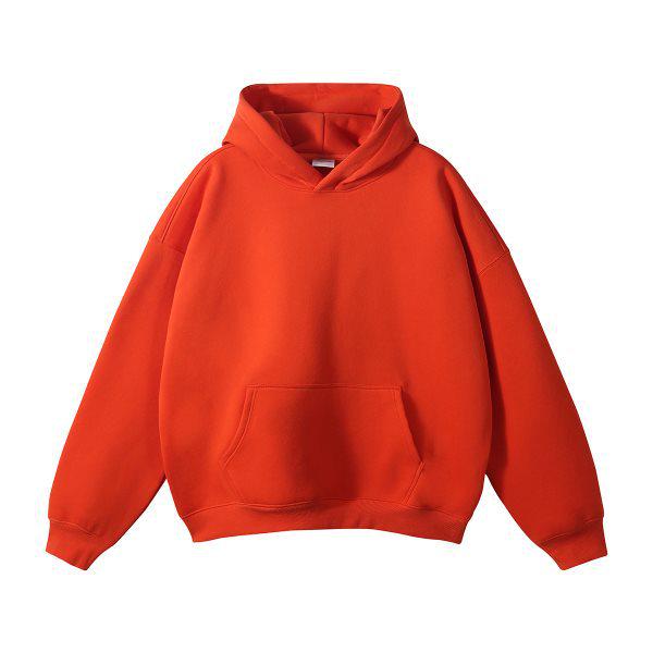 European & American Trendy Oversized Fleece-Lined Hooded Sweatshirt - Autumn/Winter Collection