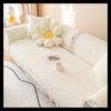 Sofa Cushion Four Seasons Universal Non-Slip Cotton Summer Korean Pastoral Style Cushion Cover Cover Cloth Simple Modern