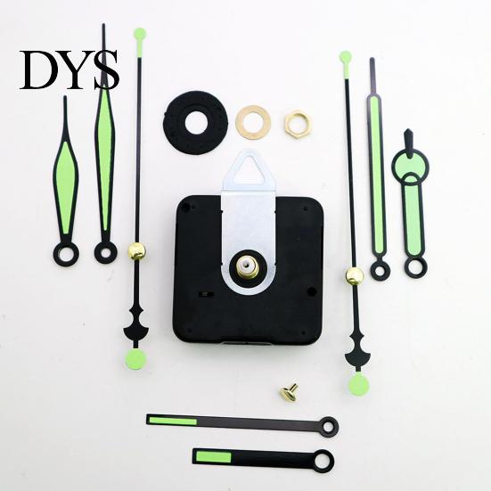 Clock Repair Parts 1 Set Movement Accurate Travel Time Shatterproof Glow in Mechanism The Dark Mute Accessories for Home Replacement