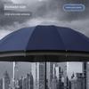 Extra-Large Foldable Rain Umbrella for Home Use, Enlarged, Thickened, Reinforced, Suitable for Three People, Dual-Use for Sun and Rain, Sun