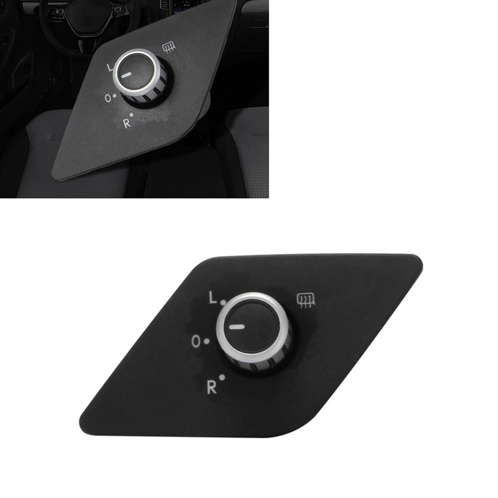 ABLZ-Car Rearview Mirror Control Knob 16D959565 Rear View Mirror Adjuster Switch For VW Sagitar Golf Rline 2012-2014 LHD