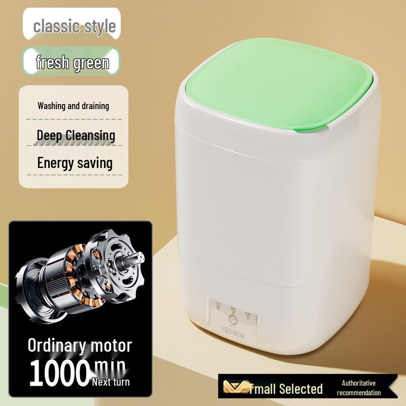 Kompakte vollautomatische Mini-Waschmaschine & Trockner für Unterwäsche und Intimwäsche - Hochtemperaturwäsche, perfekt für Socken