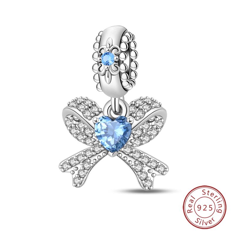 

100% 925 Silver Red Apple Bow Telephone Retro Pocket Watch Charms Beads Fit Qikaola 925 Original Bracelets DIY Jewelry