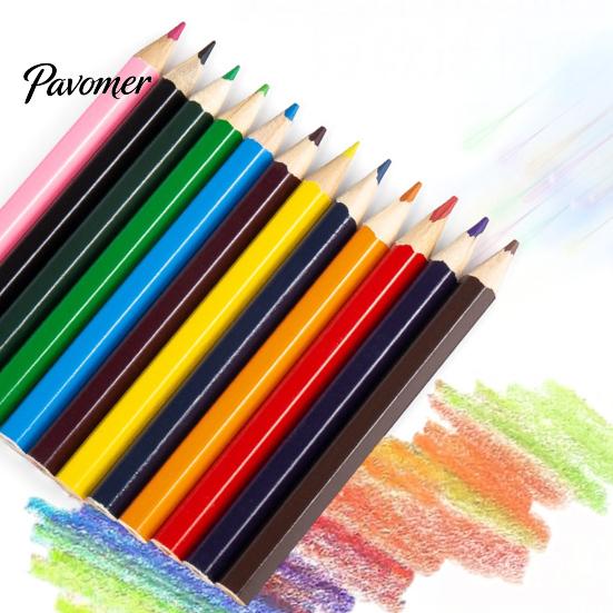 Painting Tools for Kids 12PCS Colored Pencils Set, with Smooth Wood Barrel, Vibrant Colors Coloring Children Tools, Book Sketching And Art Projects