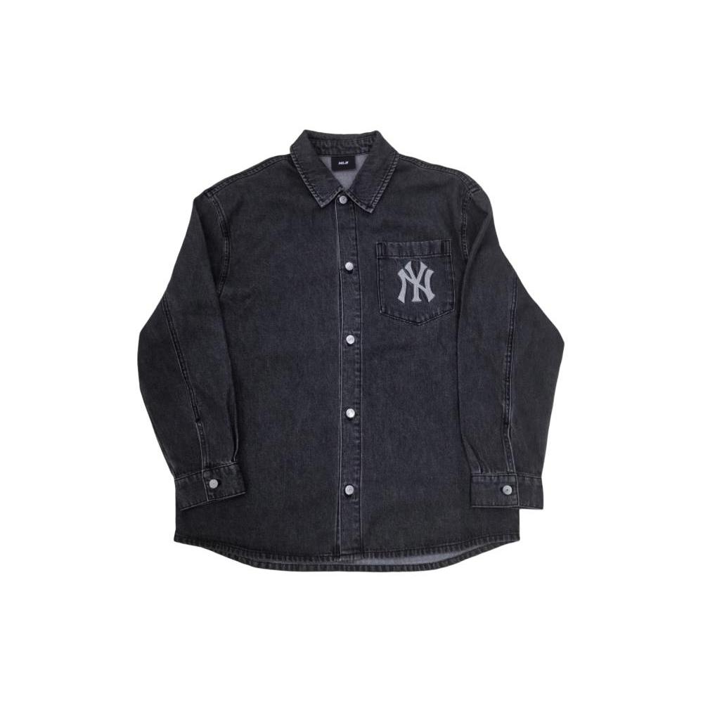 New MLB New York Yankees Denim Jackets Unisex Black 3ADRB0341-50BKS