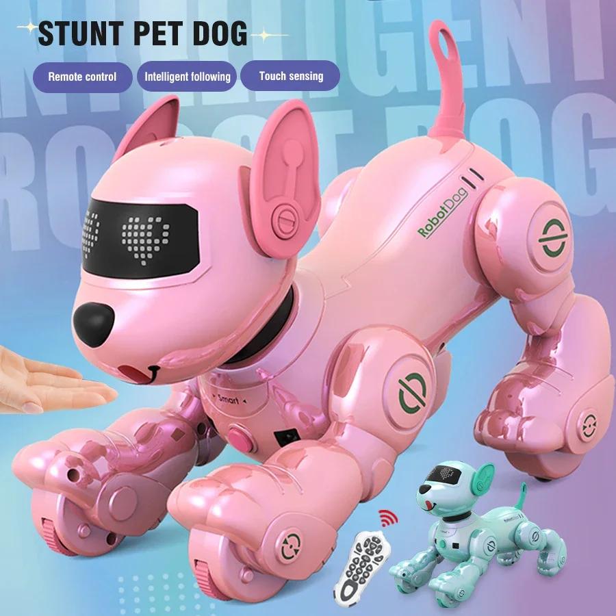 Intelligent Stunt Dog Singing Dancing Smart RC Robot Programming Remote Control Robots Dog Pet Puppy Children's Toys Kids Gifts