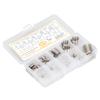 41 Pcs Thread Repair Insert Assortment Kit Stainless Steel M2 To M14 Thread Repair Insert with Storage Box