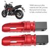1 Pair Motorcycle Rear Foot Pegs CNC Process T6063 Aluminum Alloy Replacement For     252R 2021‑2022