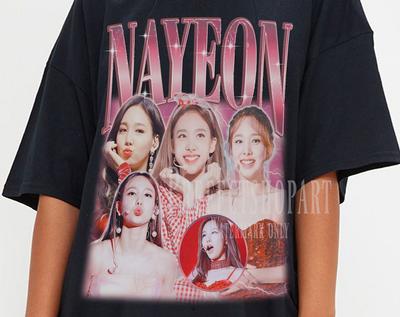 Nayeon Twice, Nayeon Shirt, Nayeon Fan Tees, Nayeon Twice Merch, Nayeon Vintage Shirt, Retro Nayeon Korean Girl Tour, Nayeon Poster