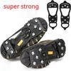 1 Pair New 5/8 Teeth Ice Gripper Spike Anti-Slip Universal Spike Grips Cleats Spike Snow Crampons For Shoes