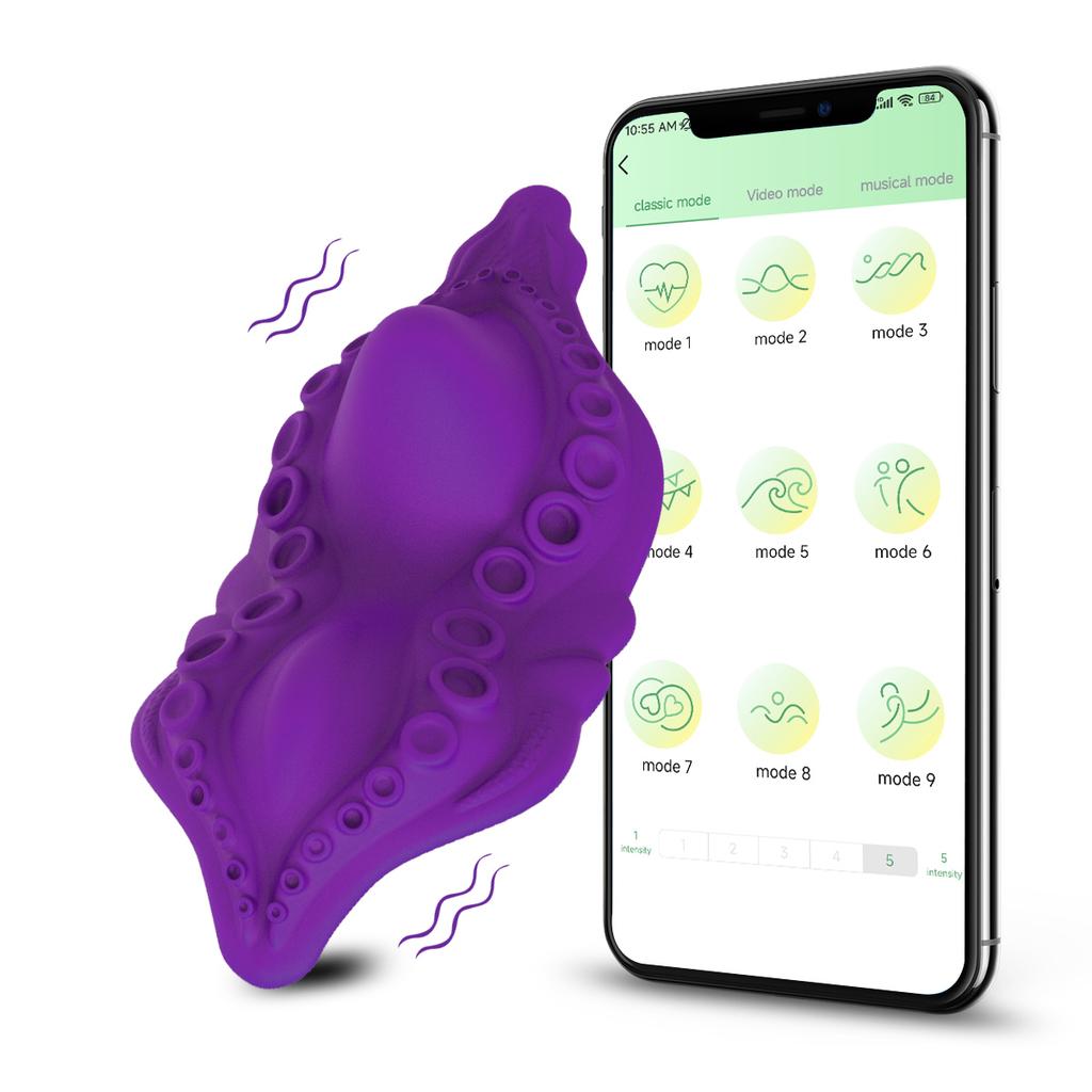Tragbarer Bluetooth-App-Vibrator für Frauen, kabellose Fernbedienung, vibrierendes Ei, Klitorisstimulator, weibliches Sexspielzeug für Paare