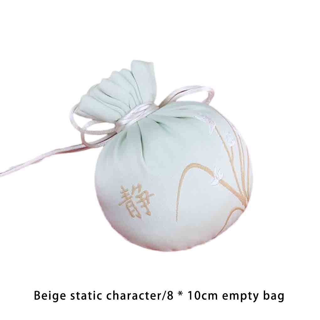 Embroidery Sachet Drawstring Jewelry Gifts Bag Home Office Living Room Hanging Car Rear Review Decoration Pendant
