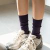 Hiig [no.198] Vintage Purple Silk Heart Socks