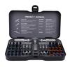 40 In 1 Screwdriver Set S2 Tool Steel Bits and 58 Teeth Ratchet Driver Detachable Handle for Furniture Electronics