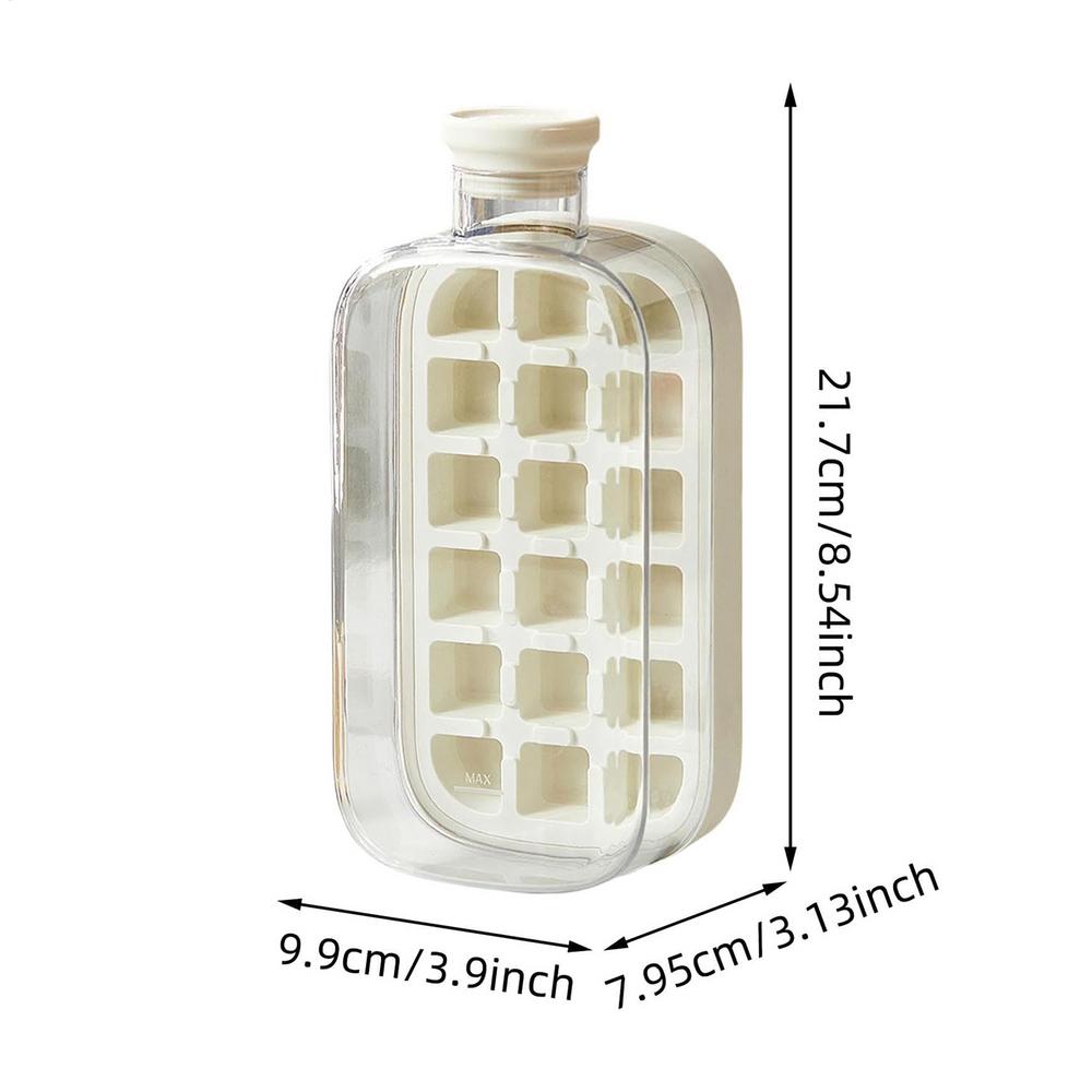 

Бутылка для воды 2-в-1 800 мл с прессом, форма для льда, формочка для блоков с соломинкой, форма для приготовления льда, кухонные барные аксессуары, льдогенератор белый