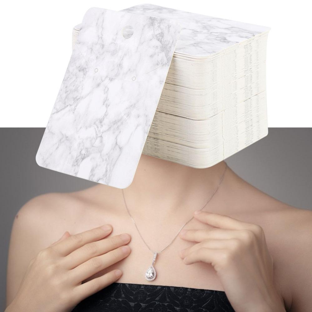 100Pcs 5 x 7cm Earring Necklace Packaging Cardstock  Jewelry wholesale classification display