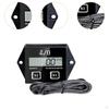 Motorcycle Hour Meter Engine Hourmeter LCD Display Digital Inductive for Boat