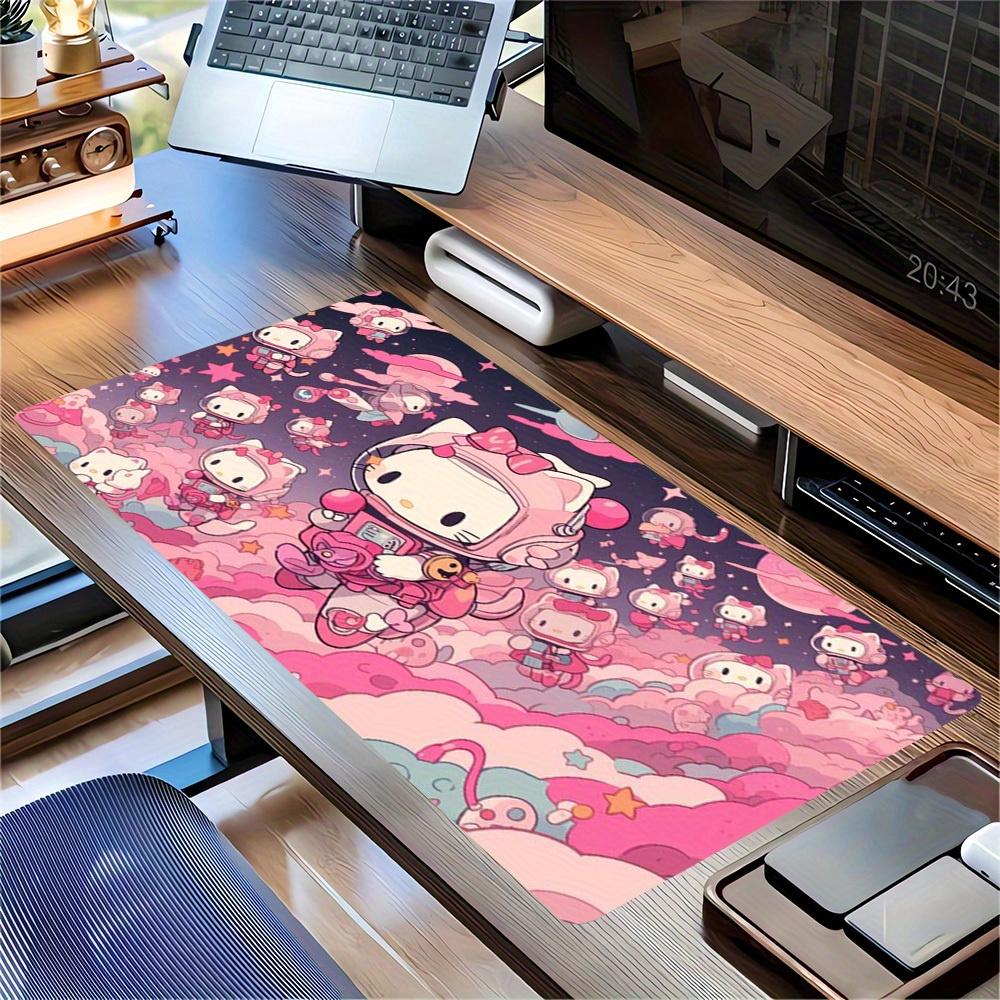1pc Hello Kitty Astronaut SpaceComputer Pad with Vibrant Game Machine Print, Mouse Pads for Desk0515031