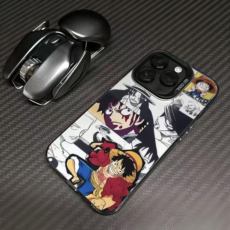 

One Piece King Palace Grid Expression iPhone Case for 13 Pro Max/14 - Silver, Drop-proof, 11 Colors iPhone 13