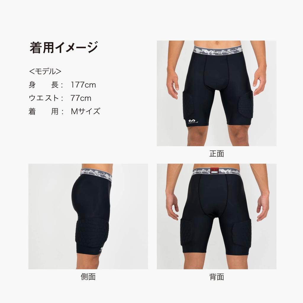 McDavid HEX Sad Shorts EX la marca oficial favorecida por el jugador de baloncesto Yuta Estos pantalones cortos interiores acolchados para y caderas proporcionan absorción de impactos y