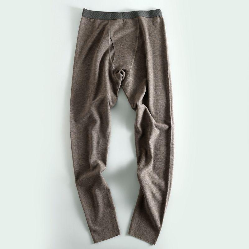 ~ Export Remaining Orders Cattle Goods Winter Overplus Order Men's Elastic Waist Leggings Autumn and Winter Inner Wear Long Johns Warm-keeping Pants