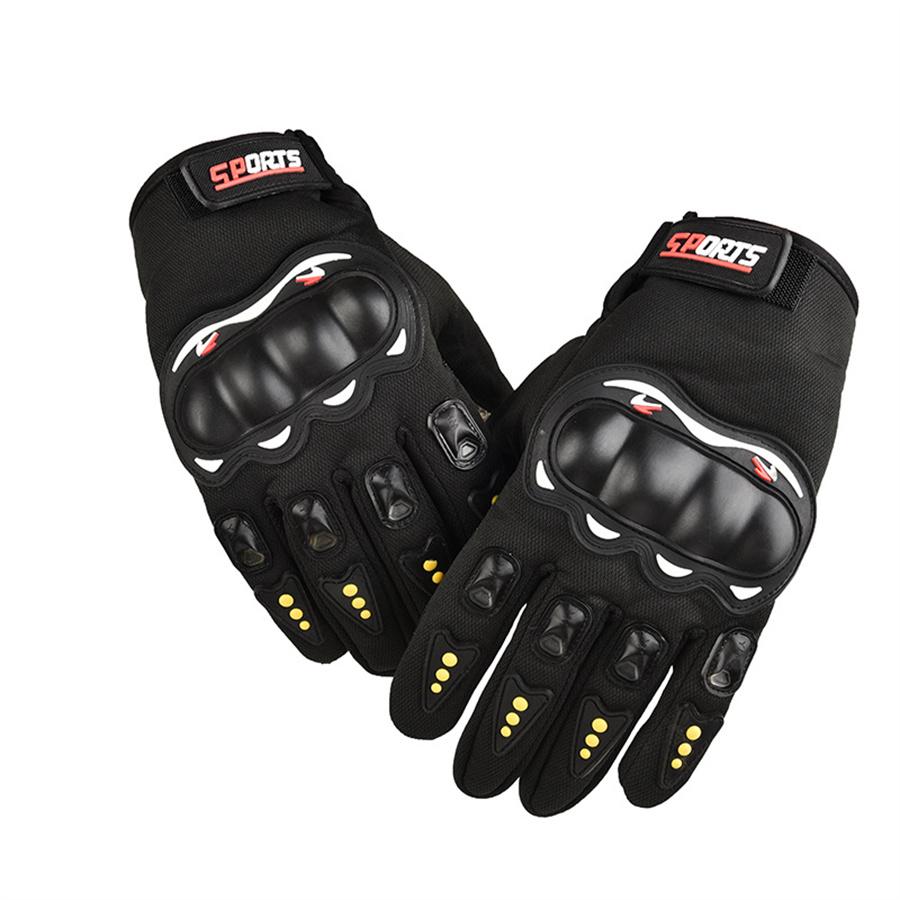 Motorcycle Touchscreen Gloves, Impact-Resistant Breathable Protective Gloves for Cycling & Sports L чёрный